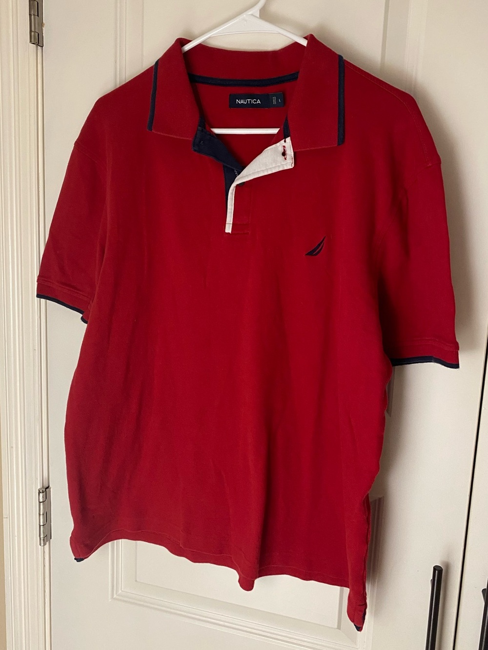 Nautica Men’s Red Polo - Size L